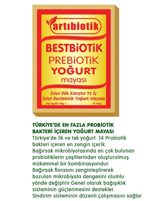 Bestbiotik Prebiotik Yoğurt Mayası