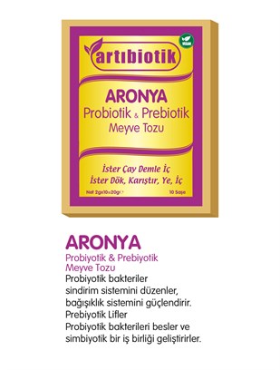 Aronya Probiyotik & Prebiyotik Meyve Tozu