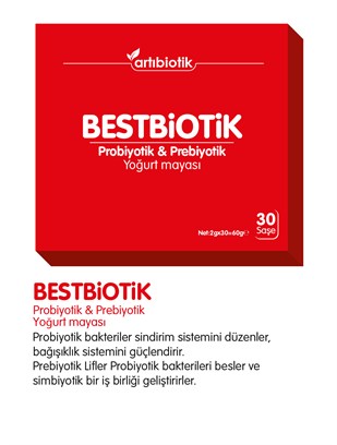 Bestbiotik Prebiotik Yoğurt Mayası 30 Saşe
