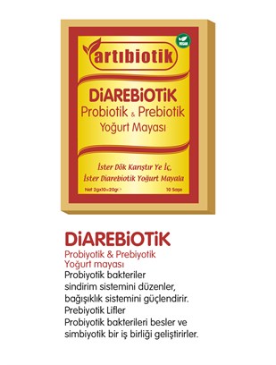 Diarebiotik Prebiotik Yoğurt Mayası