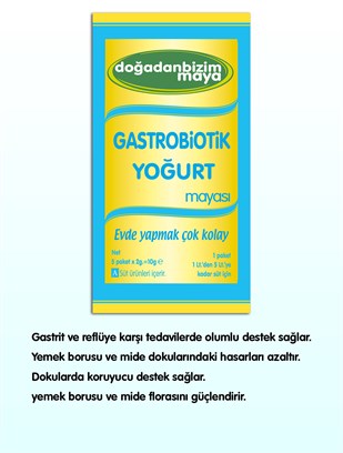Gastrobiotik Yoğurt Mayası  ( 1 Kutu )