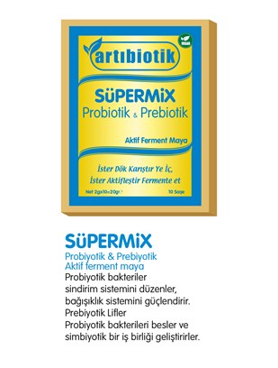 Süpermix Probiyotik & Prebiyotik 