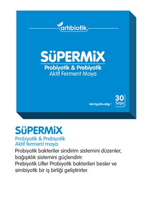 Süpermix Probiyotik & Prebiyotik 30 Saşe