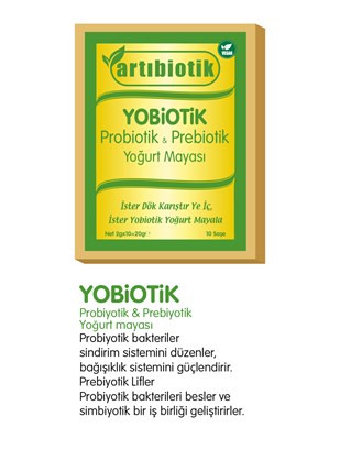 Yobiotik Prebiotik Yoğurt Mayası